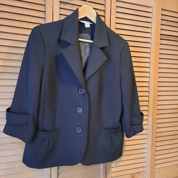 Tradition Black Blazer with Pockets - Picture 1 of 7